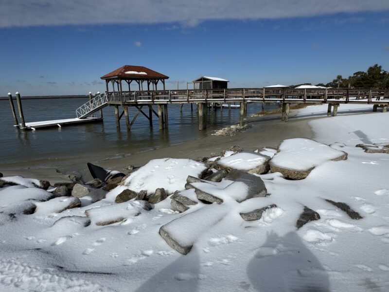 Winter Wonderland on Tybee Island